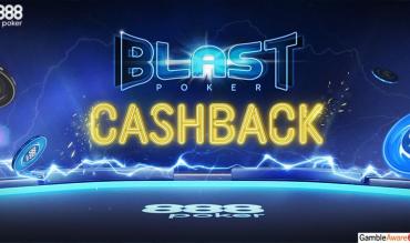 BLAST Cashback Up to 50% of Fees Returns to the 888poker Tables!
