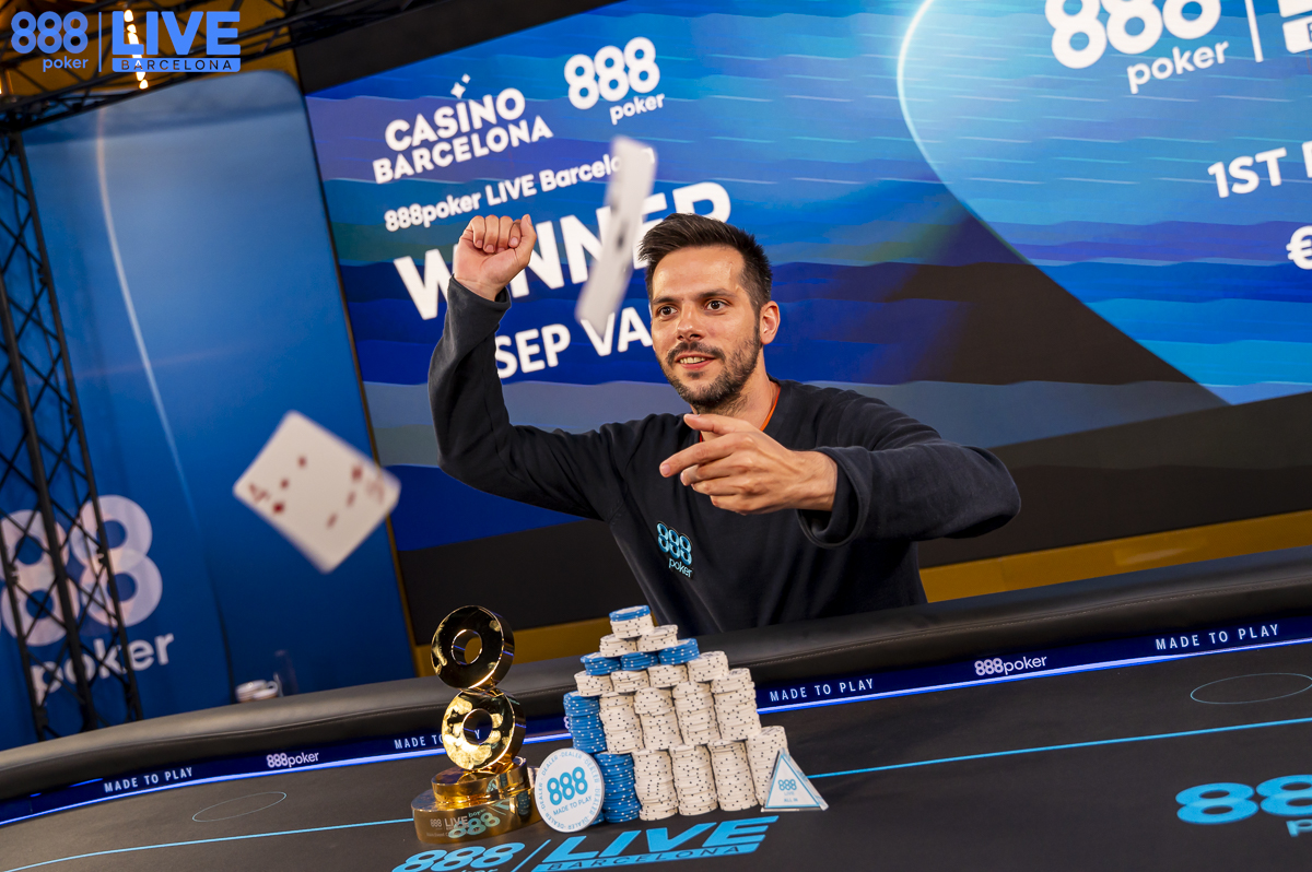 ​  888poker LIVE Barcelona Main Event Winner - Josep Valls 