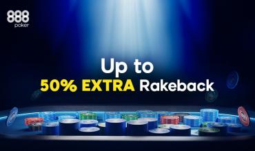 Up to 50% Rakeback Returns Permanently to the 888poker Cash Tables!