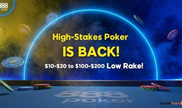 High-Stakes Poker Cash Games Are Back at 888poker - Low Rake, Big Action!